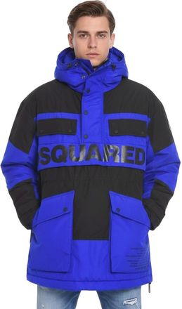 Dsquared2 Blue Logo Hood Jacket