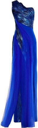 Gaby Charbachy Abito da sera in tulle - Blu