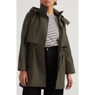 Universal Standard Precision Water Resistant Hooded Parka in Camo at Nordstrom, Size Xs