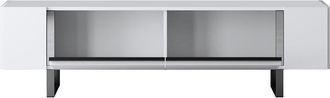 Hanah Home Modern Tv Stand With Metal Legs