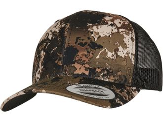Flexfit Veil Camo Retro Trucker Cap Baseball, Wideland, One Size
