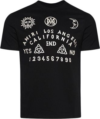 Amiri Ouija Board print T-shirt - men - Cotton - S - Black