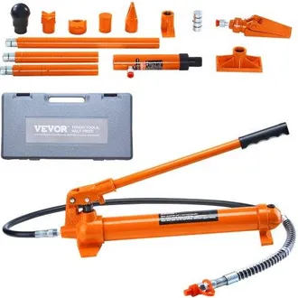 OEM Kit De Cilindro Hidr&aacute;ulico Gato Hidr&aacute;ulico Port&aacute;til 10 T Con Manguera De Aceite De 1,4 M Kit De Reparaci&oacute;n De Marco De Carrocer&iacute;a Para Reparaci&oacute;n De A