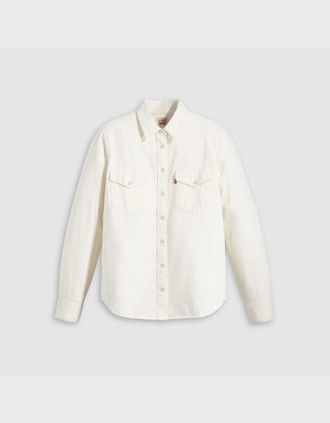 Levi's Womens Iconic Western Ecru Crew 4 - Size: 14