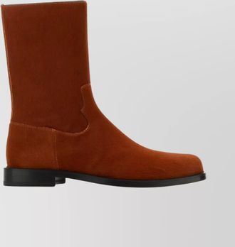 Dries Van Noten calf hair ankle boots