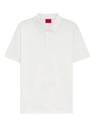 HUGO BOSS piqué polo shirt - men - Cotton - S - White
