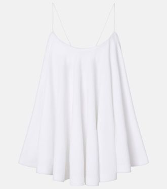 Jacquemus Voile open-back jersey top