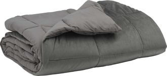 vidaXL Edred&oacute;n De Verano 135 X 200 Cm Verano Gris Claro Transpirable Vidaxl