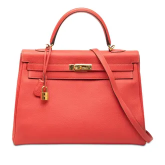 Herm&egrave;s Pre-owned Hermes Clemence Kelly II Retourne 35 Ladies D3R1XEXRUJ3MDQ0J
