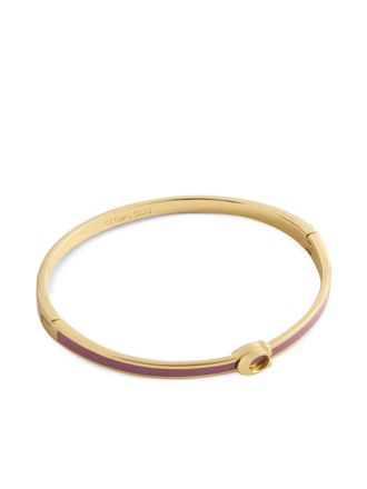 Coach logo-detail bangle bracelet - Gold