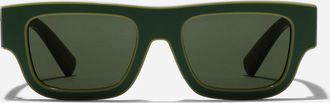 Dolce & Gabbana Dg Logo Sunglasses - Man Green Onesize