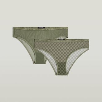 G-Star Mesh Brazilian Slip Set van 2 - Groen - Dames