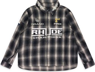 Rhude MULTICOLOR RACING FLANNEL