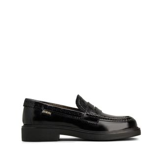 Tod's Black Leather Slip-On Brogues - female - Tods - Loafers - Black - 4 1/2 UK - Shoes