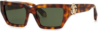 Roberto Cavalli SRC016M 02BP Mens Sunglasses Tortoiseshell Size 55