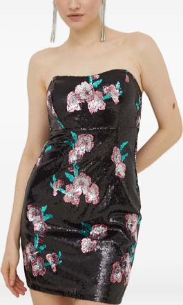 Guess Co sequin floral dress - Black