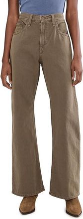 Levi's Loose Boot Womens Clothing Washed Canteen : 30 31, Cotton/Denim