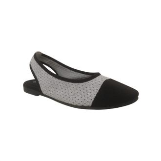 bernie mev. Womens Alexa Flat Shoes In Light Grey/silver