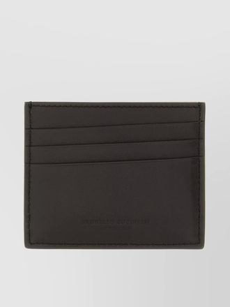 Brunello Cucinelli leather card holder