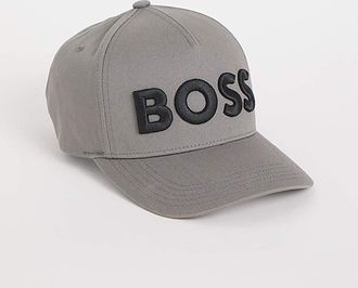 HUGO BOSS Grey Large Logo Cap