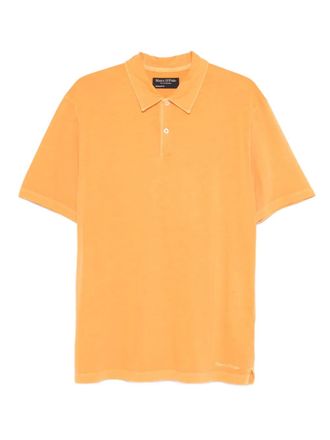 Marc O'Polo cotton polo shirt - men - Organic Cotton - M - Orange