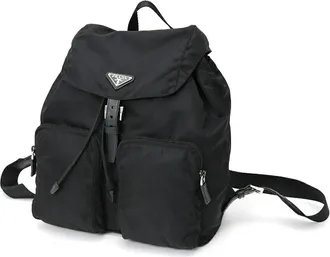 Prada Black Nylon Backpack (Pre-Owned)
