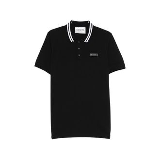Iceberg Striped-collar Polo Shirt