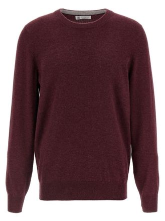 Brunello Cucinelli Maroon Wool Sweater
