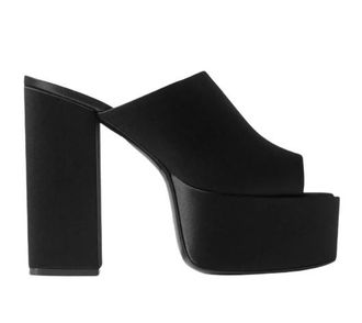 PARIS TEXAS Sasha satin platform pumps Size 37