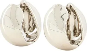 Coperni Earrings, female, Gray, Size: ONE SIZE Brass Earrings for Pierced Ears