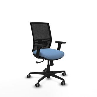 Piqueras y Crespo Silla De Oficina Piqueras Y Crespo Yunquera Negro Reposabrazos Ajustables