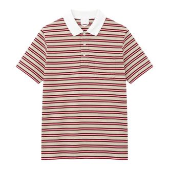 A.P.C. Polo Shirts, male, Red, Size: 2XL Oscar Polo