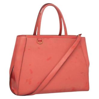 Fendi Tweedehands leren handtassen - Dames - Vintage Handtas - Roze - ONE Size - Leer - Vintage