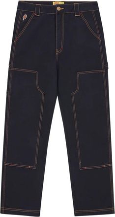 Icecream Geborduurde Carpenter Pant - Heren - Straight fit broeken - Blauw - W36 - Katoen - Broeken