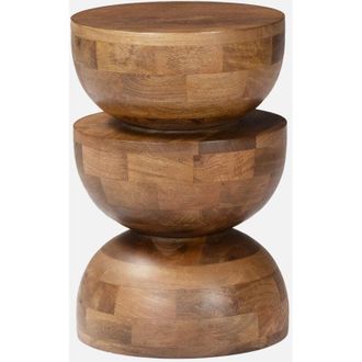 Sweeek Mesa Auxiliar De Madera De Mango