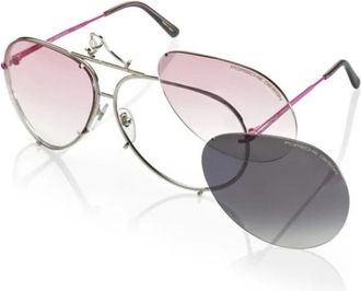 Porsche Design P8478 Zonnebril - unisex - Zonnebrillen - Zwart - 66 MM - Accessoires
