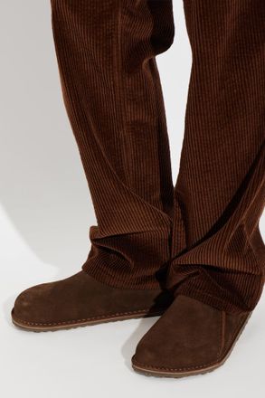 Birkenstock Zermatt Premium Suede Slippers, Mens, Brown