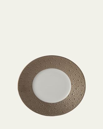 Bernardaud Ecume Platinum Salad Plate