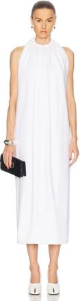 Sportmax Alceste 1234 Jersey Jurk - Dames - Casual kleedjes - Wit - S - Polyester - Kleedjes