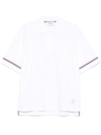 Thom Browne Rwb Cotton Polo Shirt
