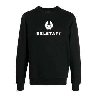 Belstaff Sweatshirts, male, Black, Size: M Sweatshirt