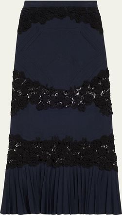 Ulla Johnson Madeline Crochet Knit Maxi Skirt