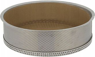 De Buyer Molde Desmontable Para Tartas De Acero Inoxidable Perforado 24 Cm
