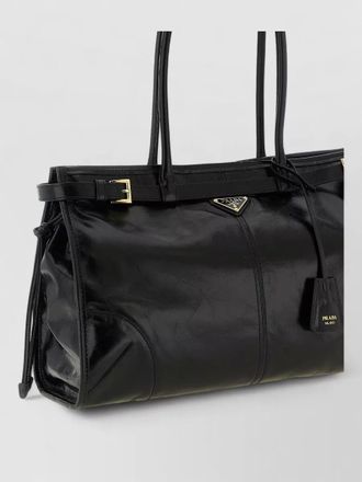 Prada bonnie calf leather shoulder bag