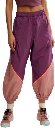 Free People FP Movement Freeflow Colorblock Joggers in Rose Wash at Nordstrom Rack, Size Medium