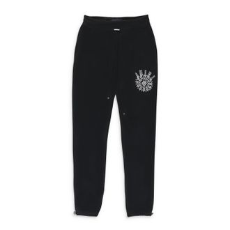 Amiri CRYSTAL STICK POKE BLACK SWEATPANTS
