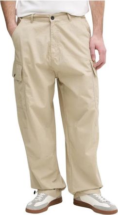 Alpha Industries Wide Broeken - Heren - Wijde Broeken - Beige - W36 - Broeken