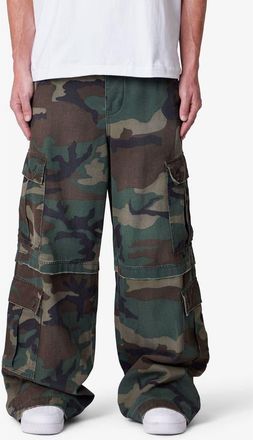 mnml Baggy Rave Cargo Pants in Camo at Nordstrom, Size 32