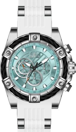 Invicta Bolt 50603 Herenhorloge - Quartz Uurwerk - Roestvrij Staal met Blauwe Wijzerplaat - 52 mm