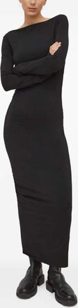 Day Birger Et Mikkelsen Gesmockte jurk met lange mouwen - Zwart